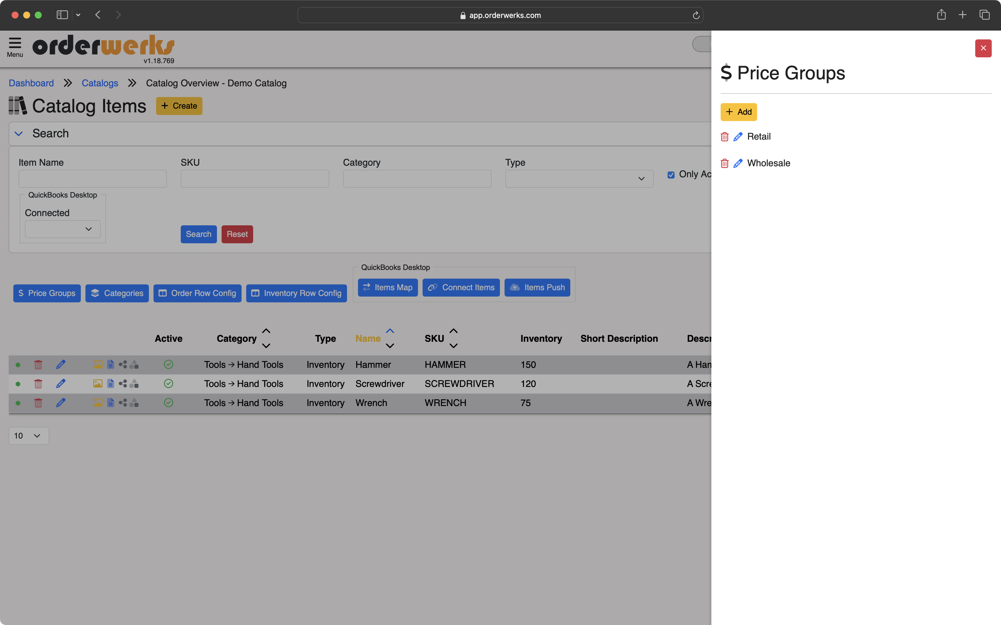 Price Group Management