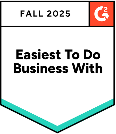 G2 Easiest To Do Business With Fall 2025